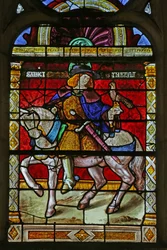 Window depicting Saint Thibault
